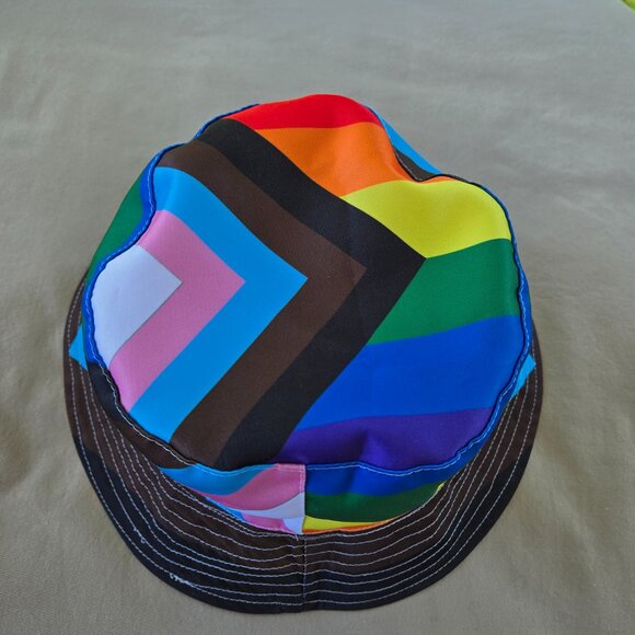 Pride Bucket Hat Rainbow LGBTQIA - Picture 7 of 7